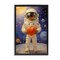 Stupell Industries Astronaut Holding Heart Floating Frame, design by Angie Hawke